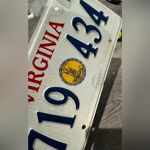 Virginia 2015 License Plate HIGH QUALITY #719 434 Vehicle Car Collectible VA